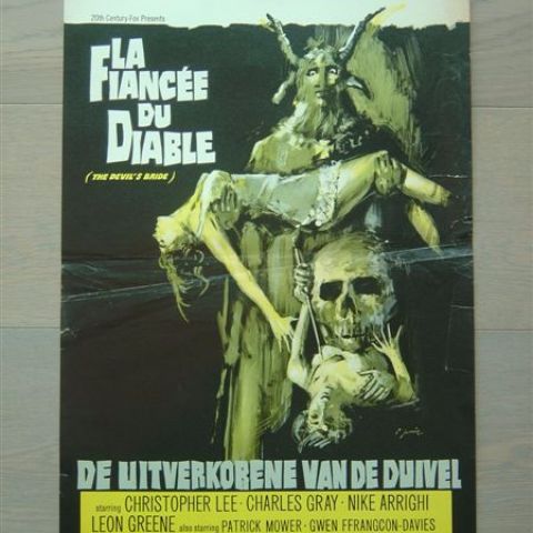 'La fiancee du diable' (The devils birde) Belgian affichette